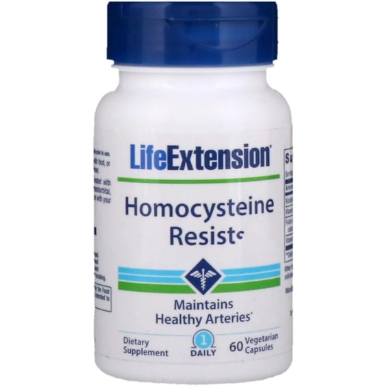 В комплекс Life Extension Homocysteine Resist 60 Veg Caps LEX-21216