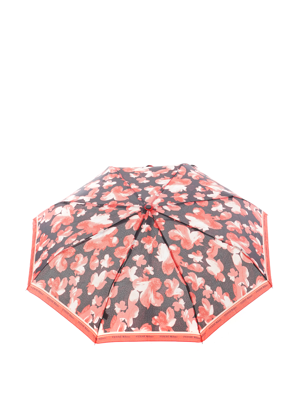 Жіночий парасольку-автомат Ferre Milano 4/F-D Чорно-червоний (2900055851016)