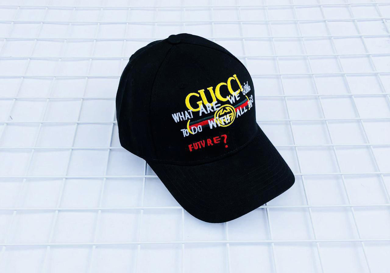 Кепка бейсболка Gucci Future Репліка Чорна (RI0749)