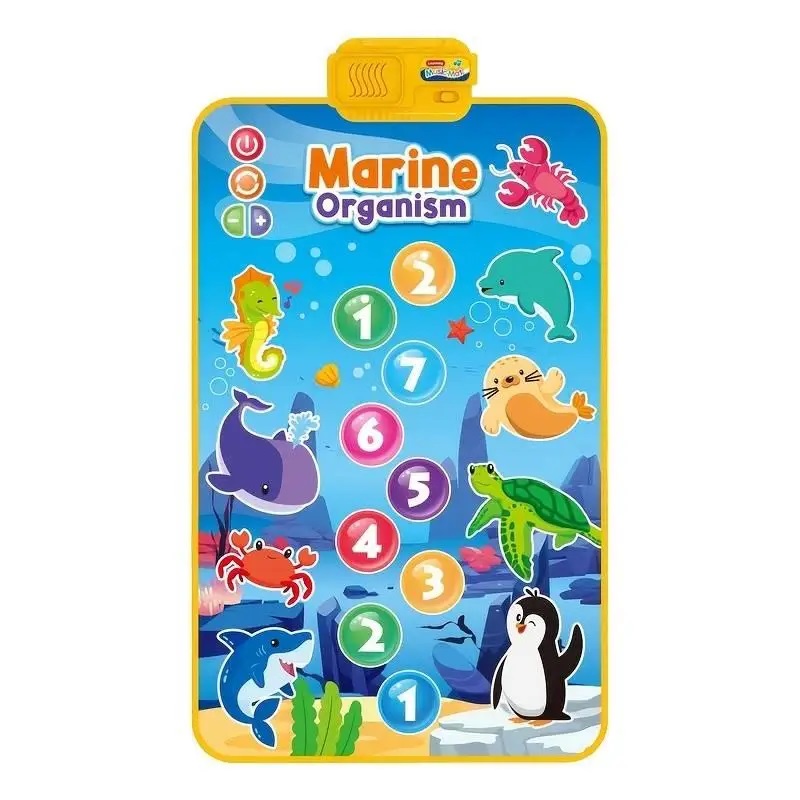 Музыкальный коврик Toddler Mat подводный мир 80х50 см Yufeng Разноцветный (136800)