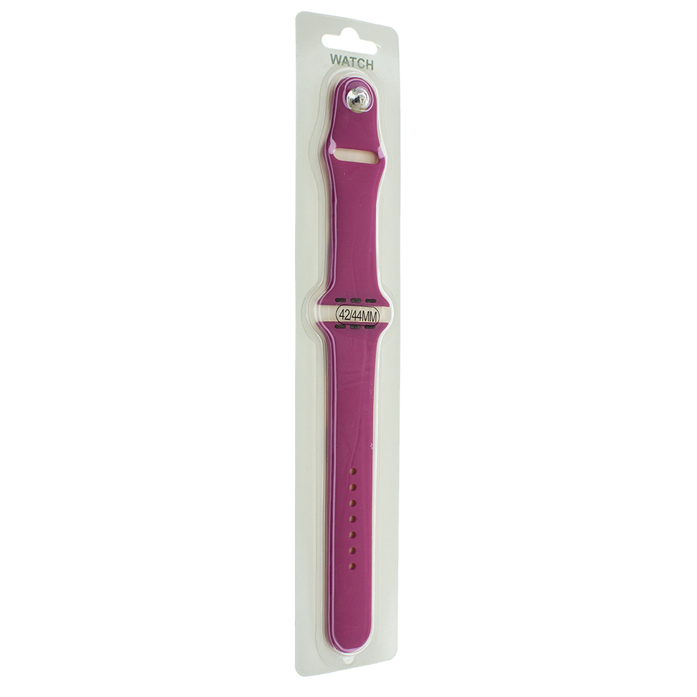 Ремешок силиконовый Apple для Watch Series 4 44 mm/ Series 3 42 mm Light Purple (00007324)