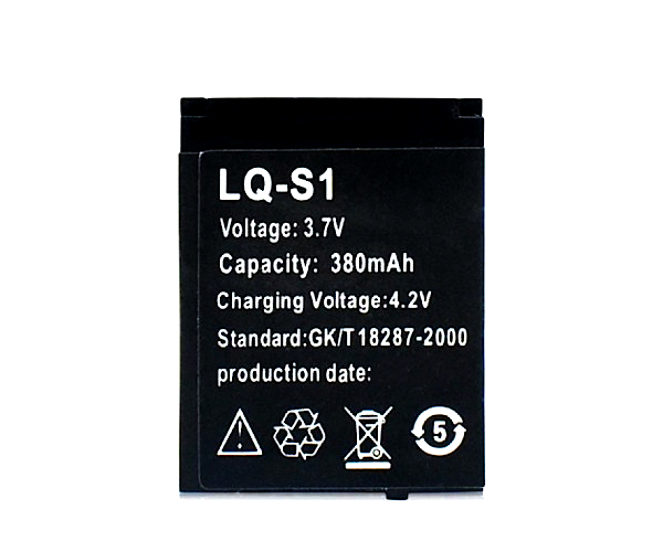 Батарея LQ-S1 Smart Watch DZ09, QW09, W8, A1, V8, X6, HLX-S1, GJD 380mAh