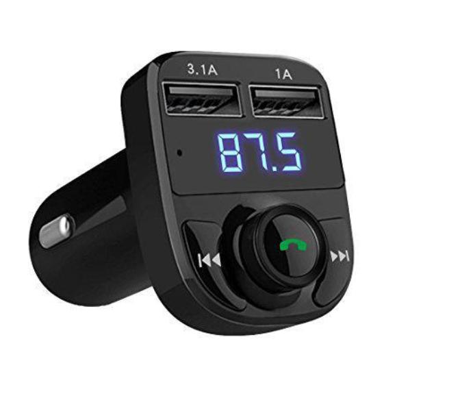 FM-трансмітер Car X8 2USB Bluetooth Чорний (8251509)
