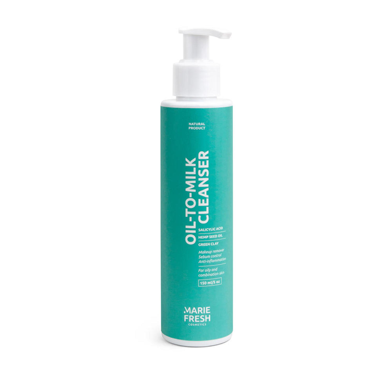 Гидрофильное масло Oil-to-milk cleanser для жирной и комбинированной кожи Marie Fresh cosmetics 150 мл
