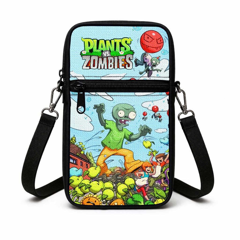 Дитяча сумка через плечо Plants vs. Zombies, 19×10×5 см, поліестер — арт. 3021088046