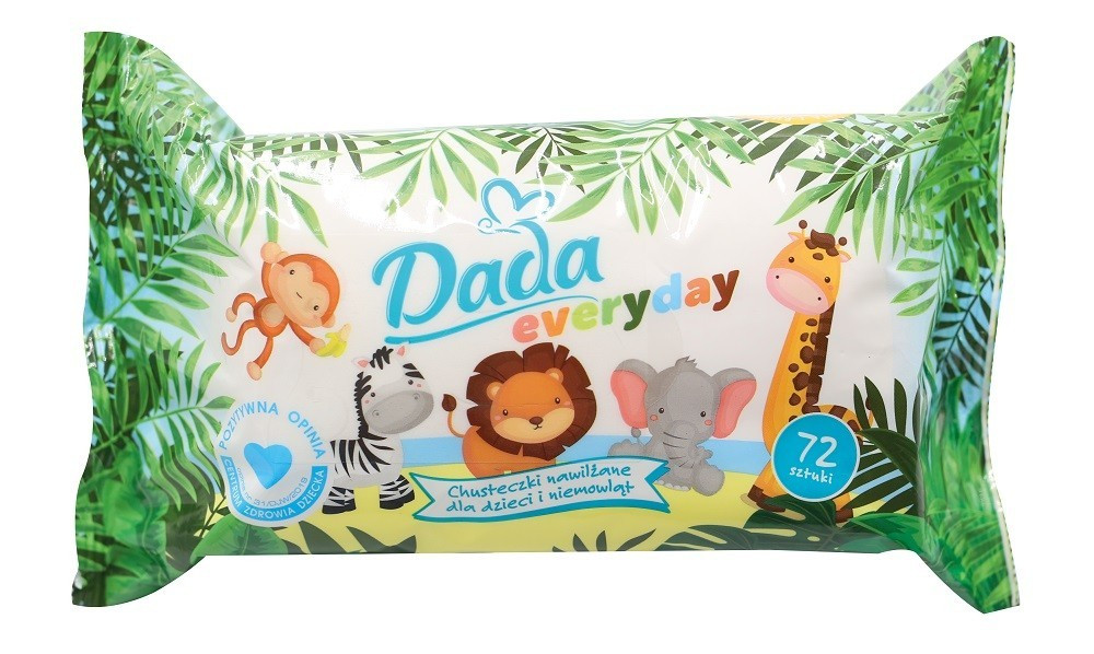 Вологі серветки Dada EVERYDAY 72 шт