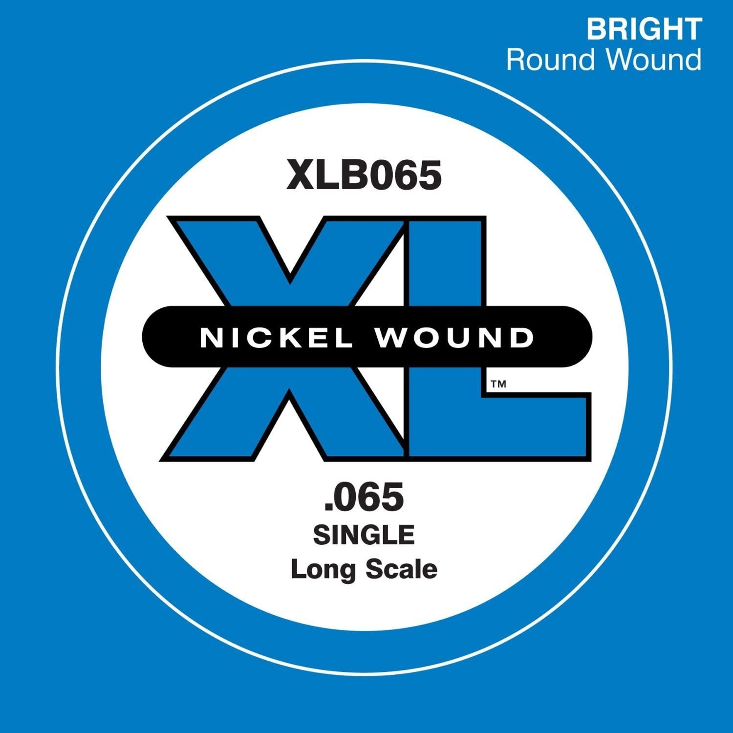 Струна D'Addario XLB065 XL Nickel Round Wound Long Scale .065