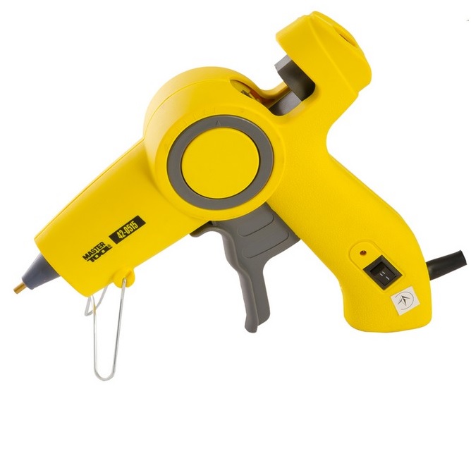Пистолет клеевой MASTERTOOL Капля-Стоп Ø 11,2 мм 200Вт/220В/50Гц 10 г/мин 2 t-режима LED-индикатор Yellow (42-0515)