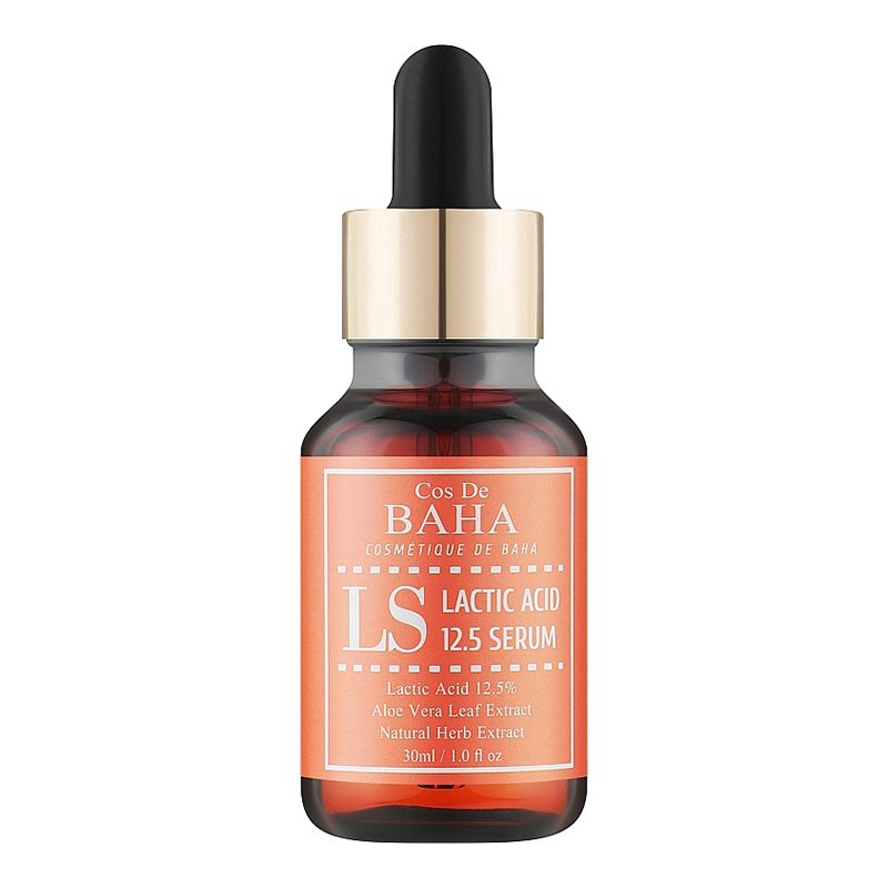 Сироватка для обличчя з молочною кислотою 12,5% Lactic Acid Serum LS Cos De BAHA 30 мл