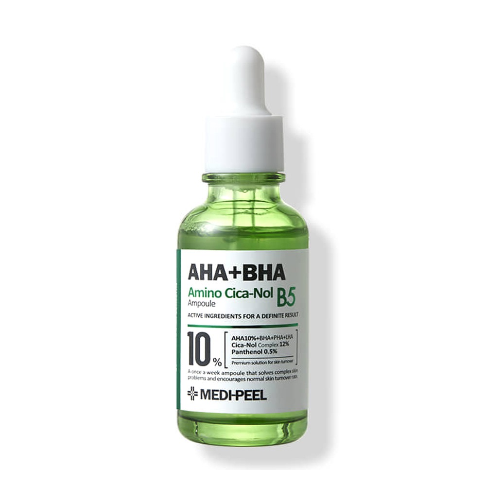Сироватка для чутливої та проблемної шкіри Aha Bha Amino Cica-Nol B5 Ampoule MEDI-PEEL 30 мл (8809409343624)