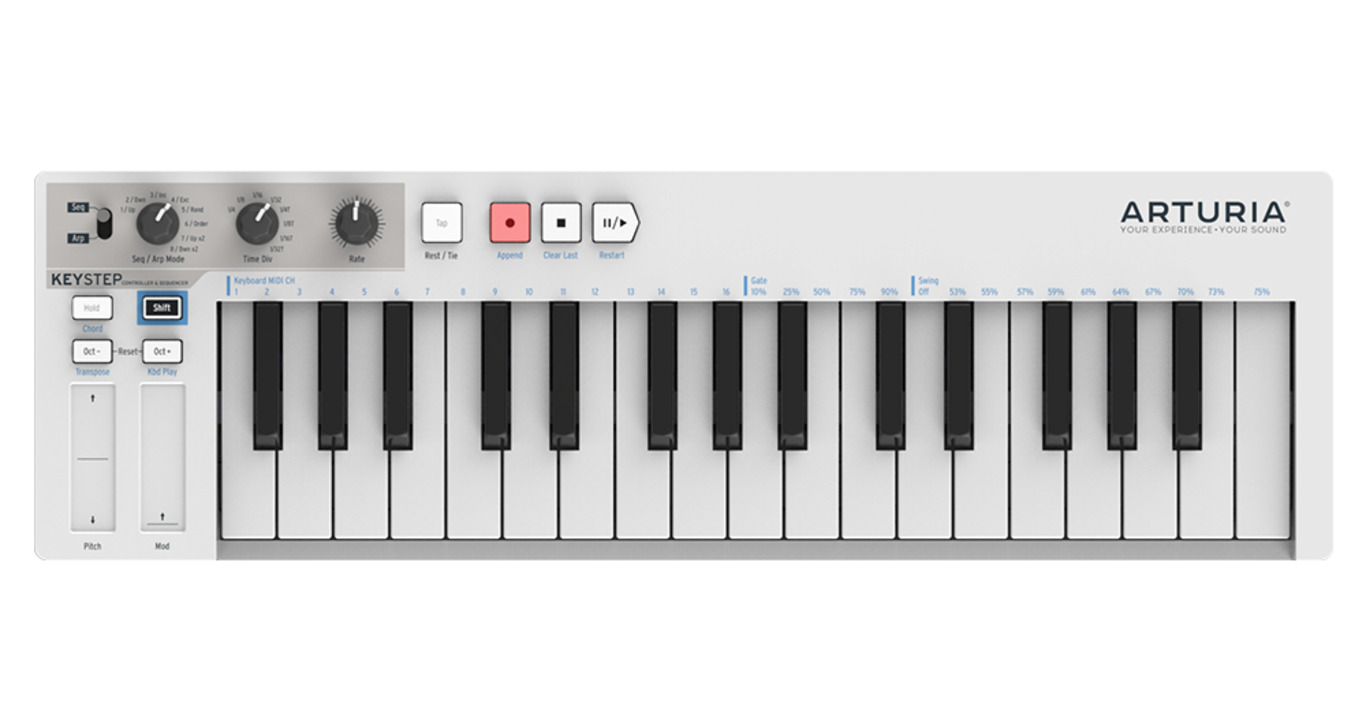 MIDI-клавіатури Arturia KeyStep White (DP08291)