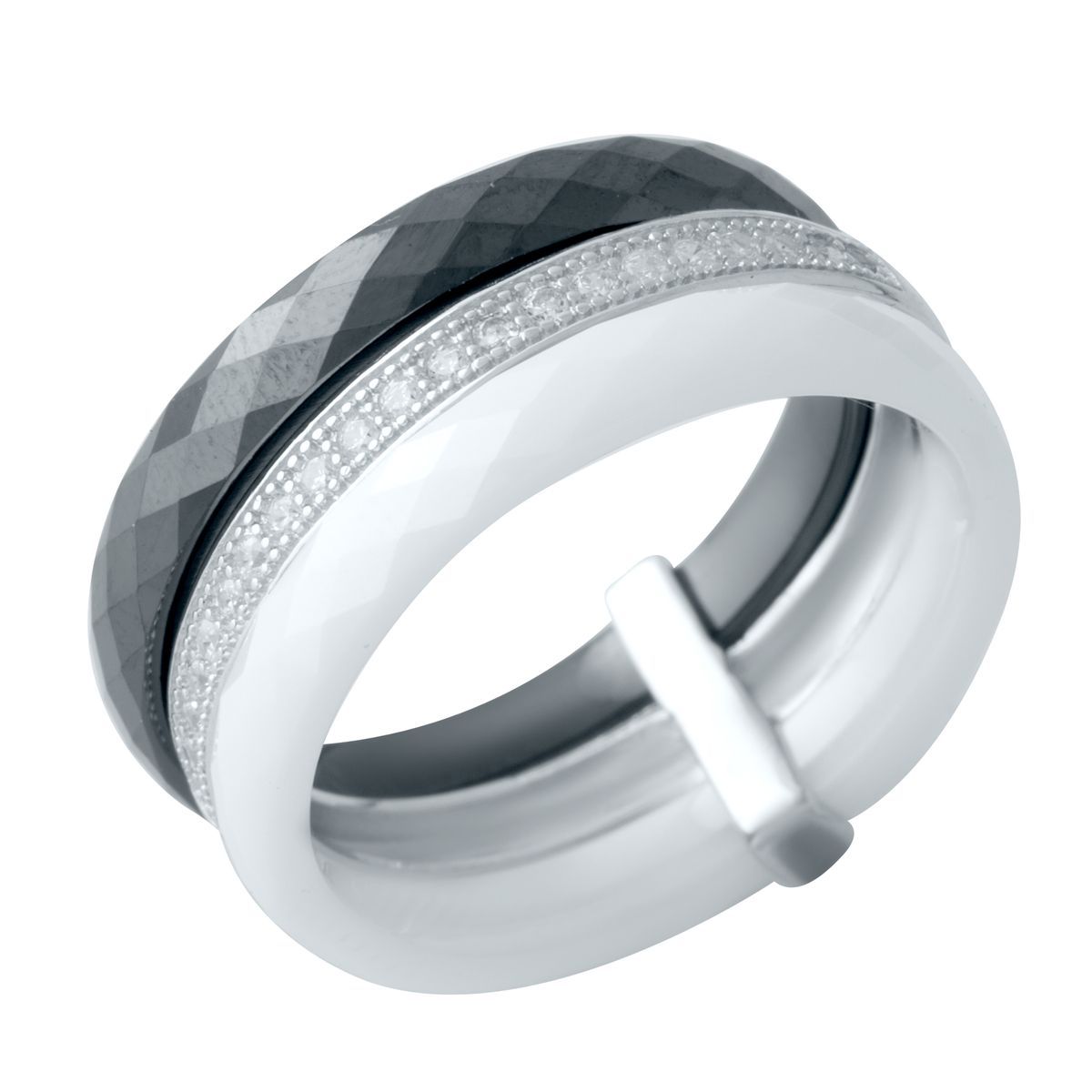 Срібна каблучка SilverBreeze з керамікою (2021346) 16.5 розмір