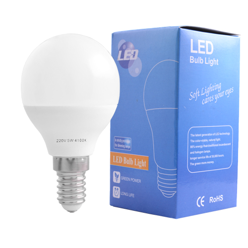 Комплект Лампа світлодіодна A0045 Е14 5W 4100K 5 шт Білий (30-SAN274)