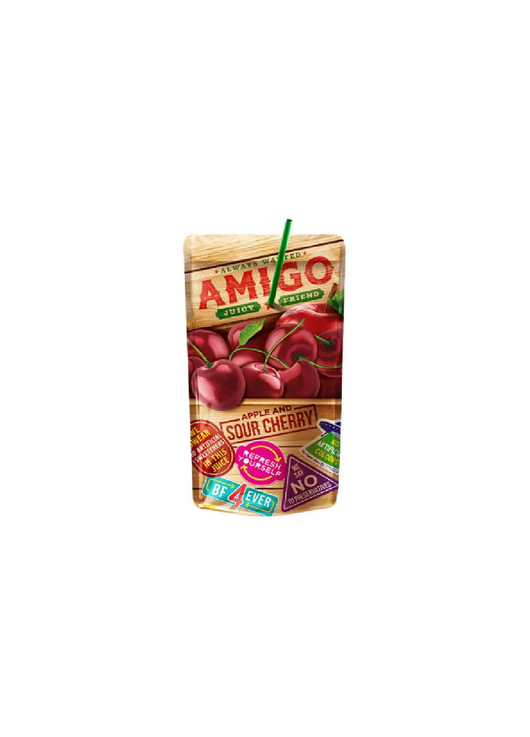 Напиток AmiGo Яблочно-вишневый 200 мл 5319990227096