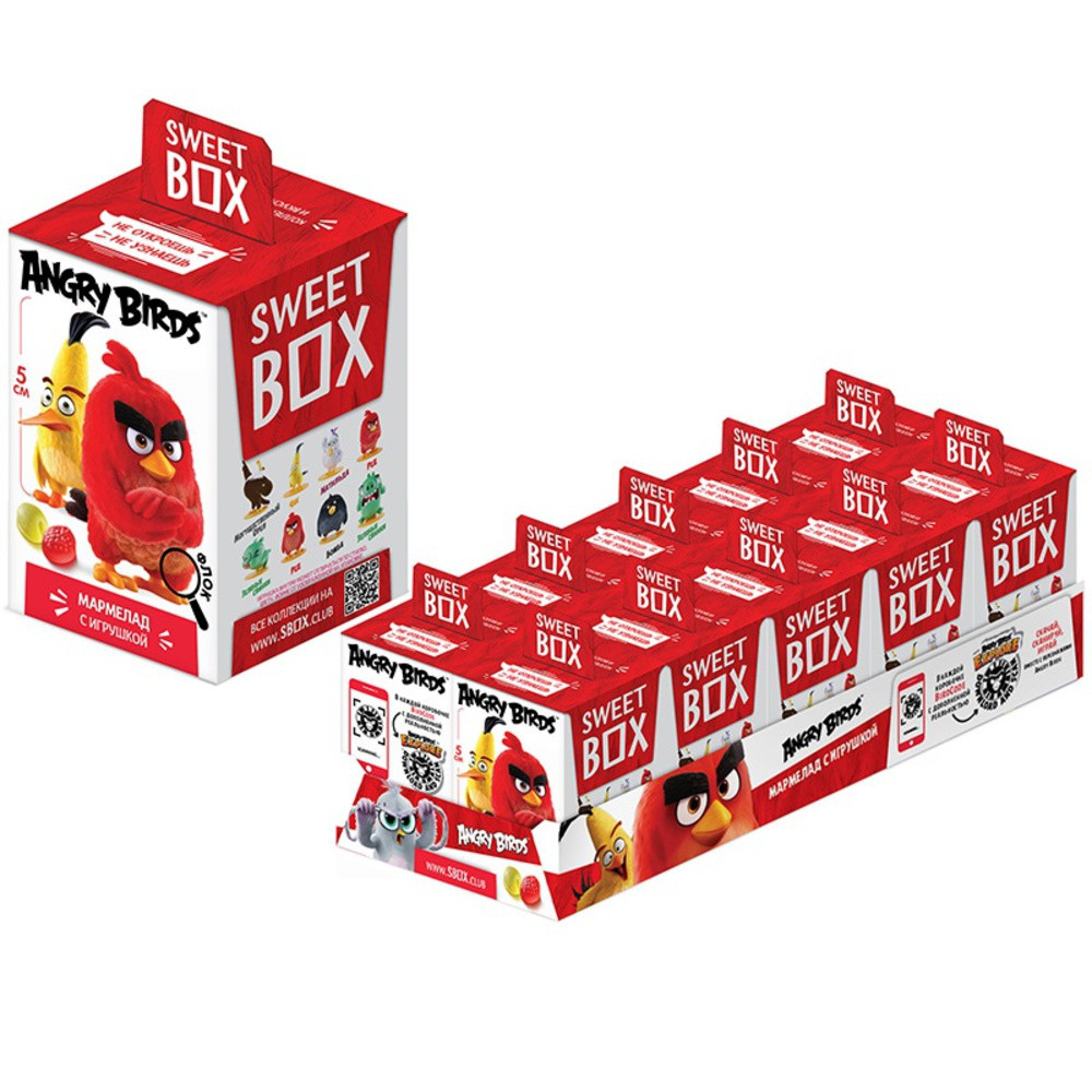Коллекционная фигурка-сюрприз Sweet Box Angry Birds Movie