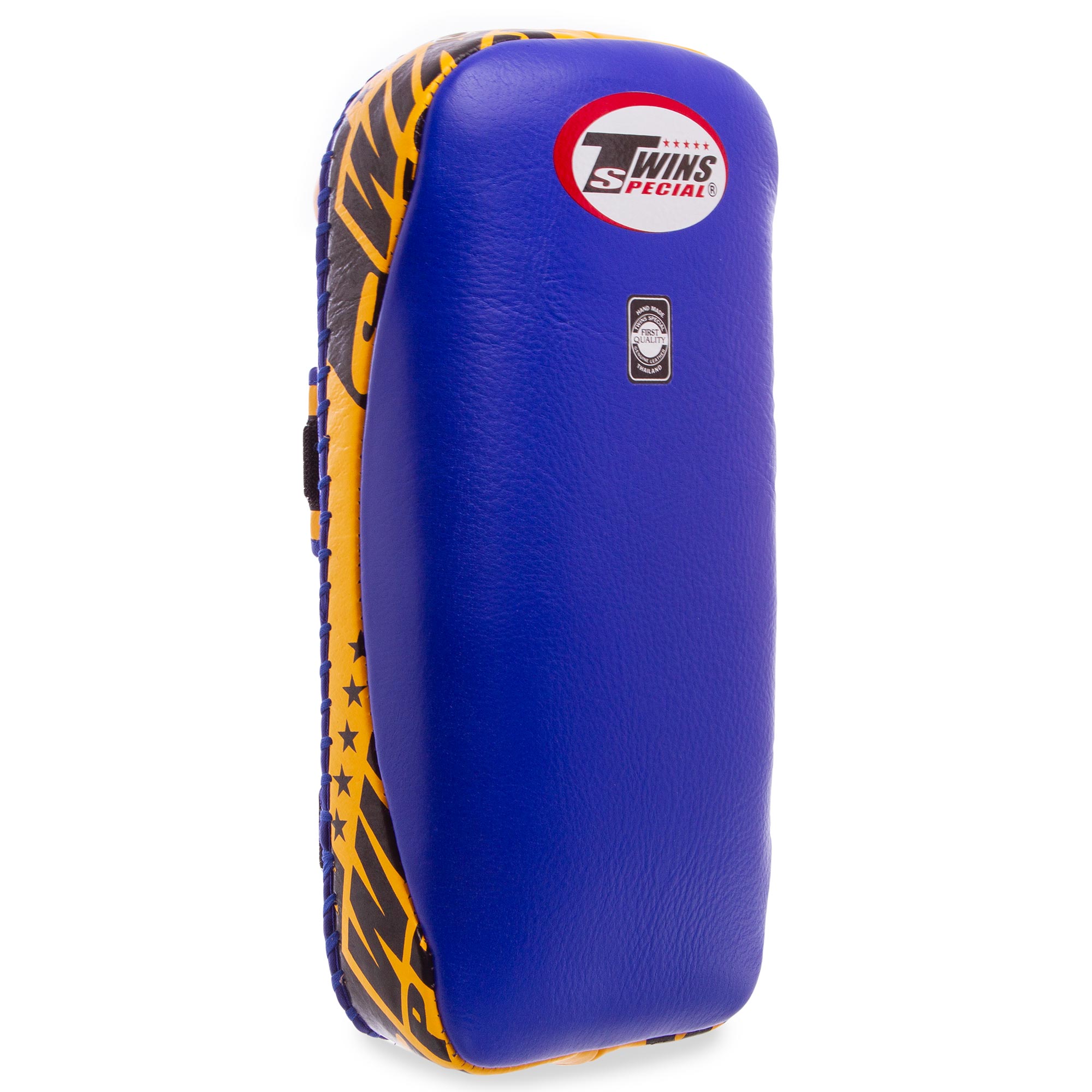 Пады для тайского бокса Тай-пэды TWINS KPL2-M 18x38x5см 1шт Синий-желтый