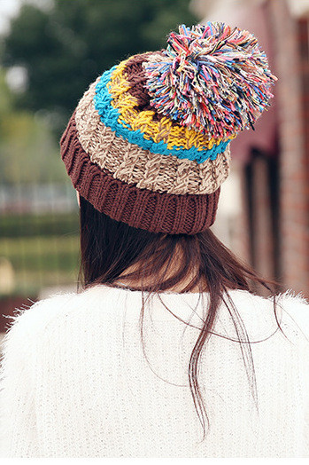 Зимова жіноча шапка Різнокольоровий AL-7983-76