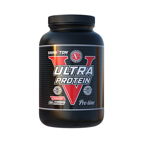 Протеин Vansiton Ultra Protein 1300 g /43 servings/ Strawberry