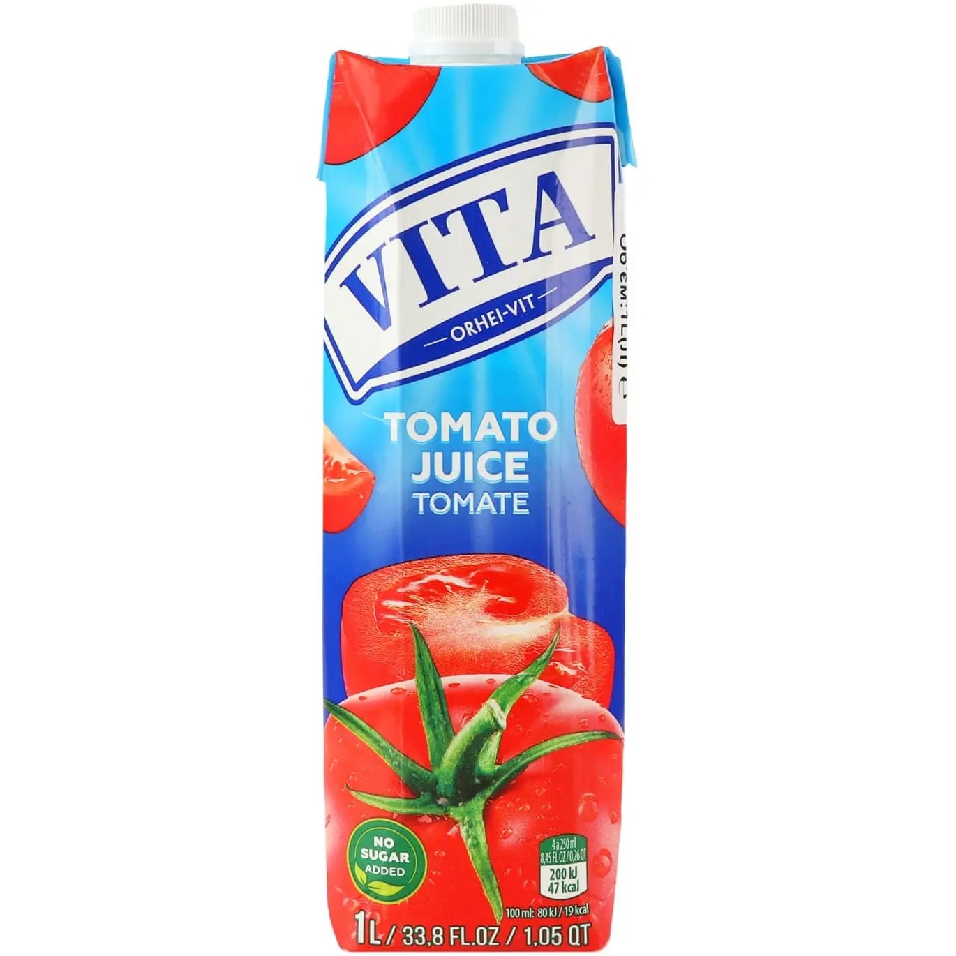 Сок без сахара Vita Томатный 1 л 4840022005326