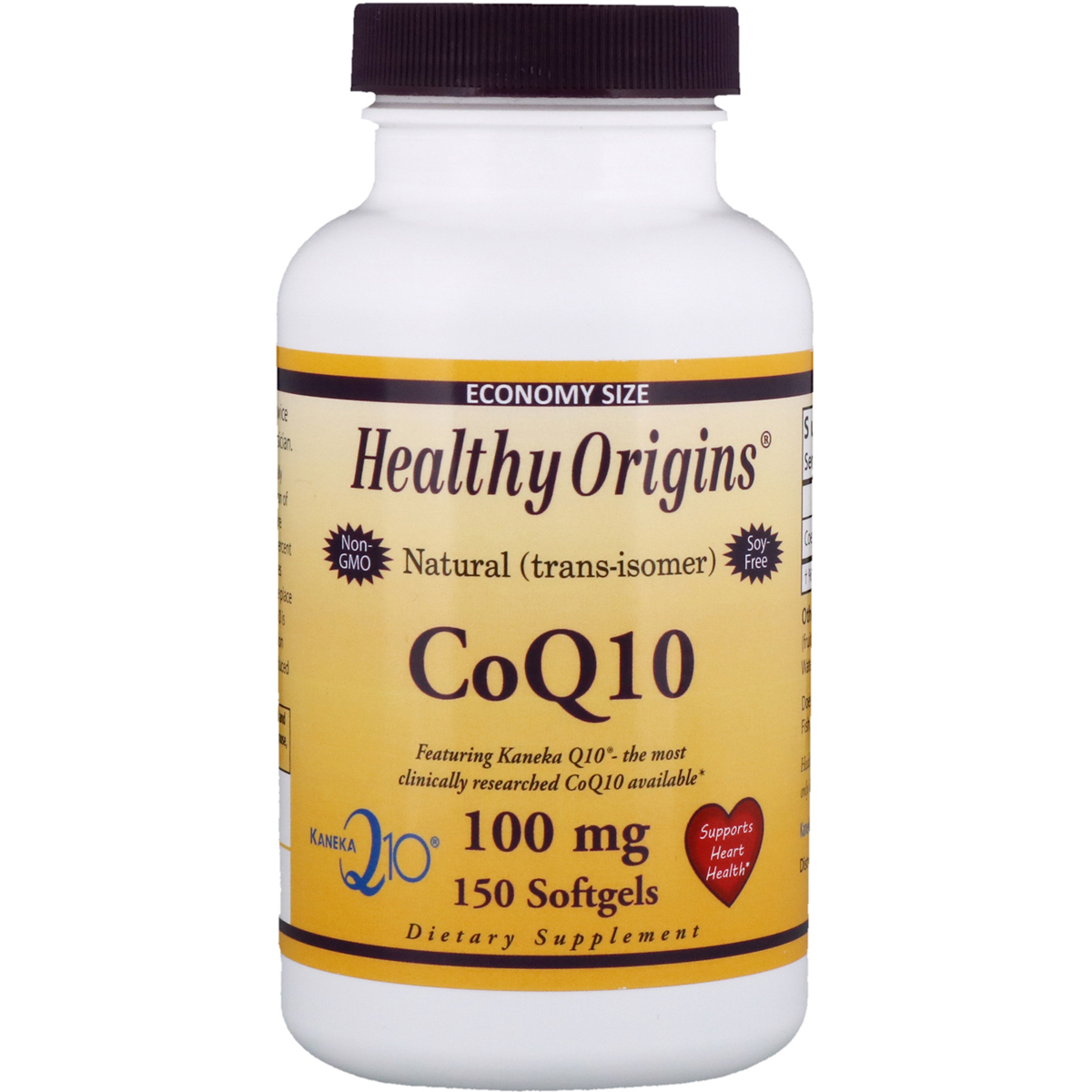 Коэнзим Q10 Healthy Origins Kaneka COQ10 100 мг 150 желатиновых капсул (HO35017)