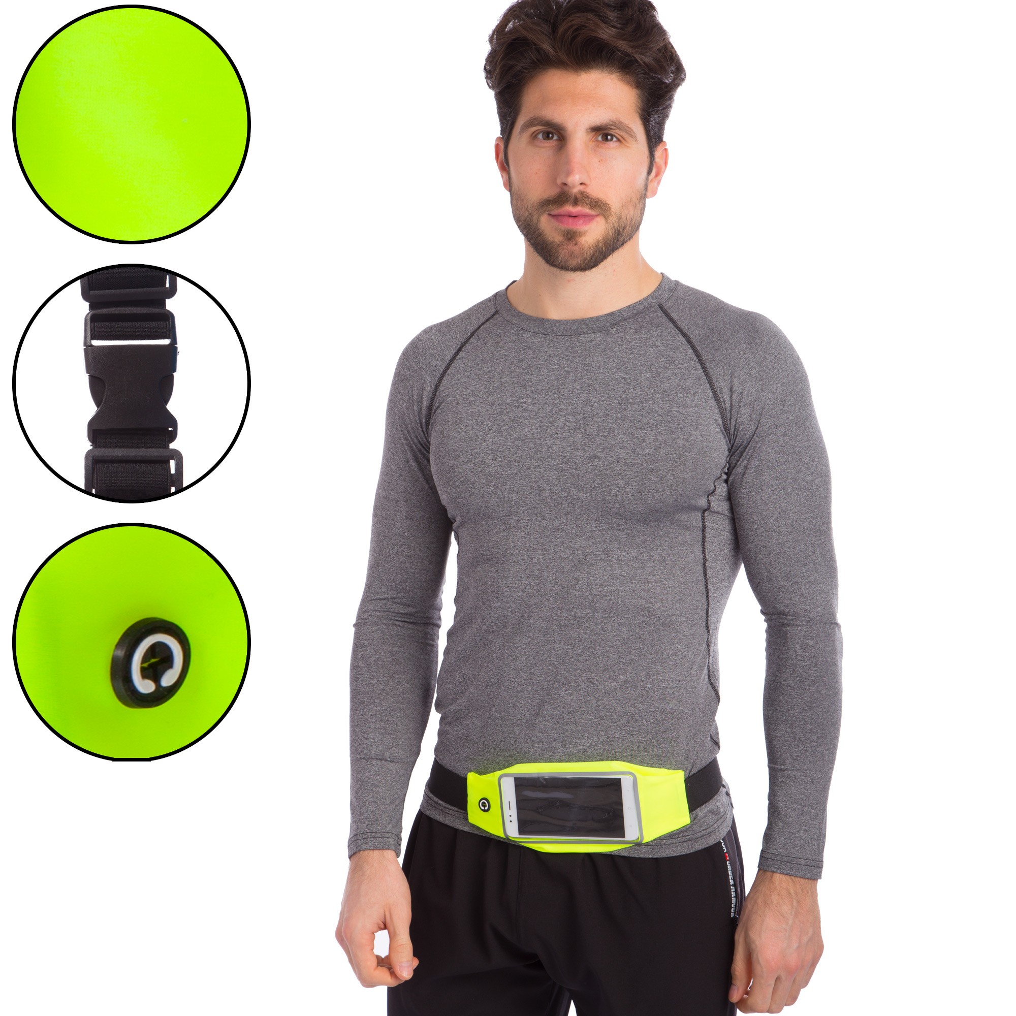 Чехол-сумка на пояс для бега planeta-sport RUNNING WAISTPACK GA-506 Желтый