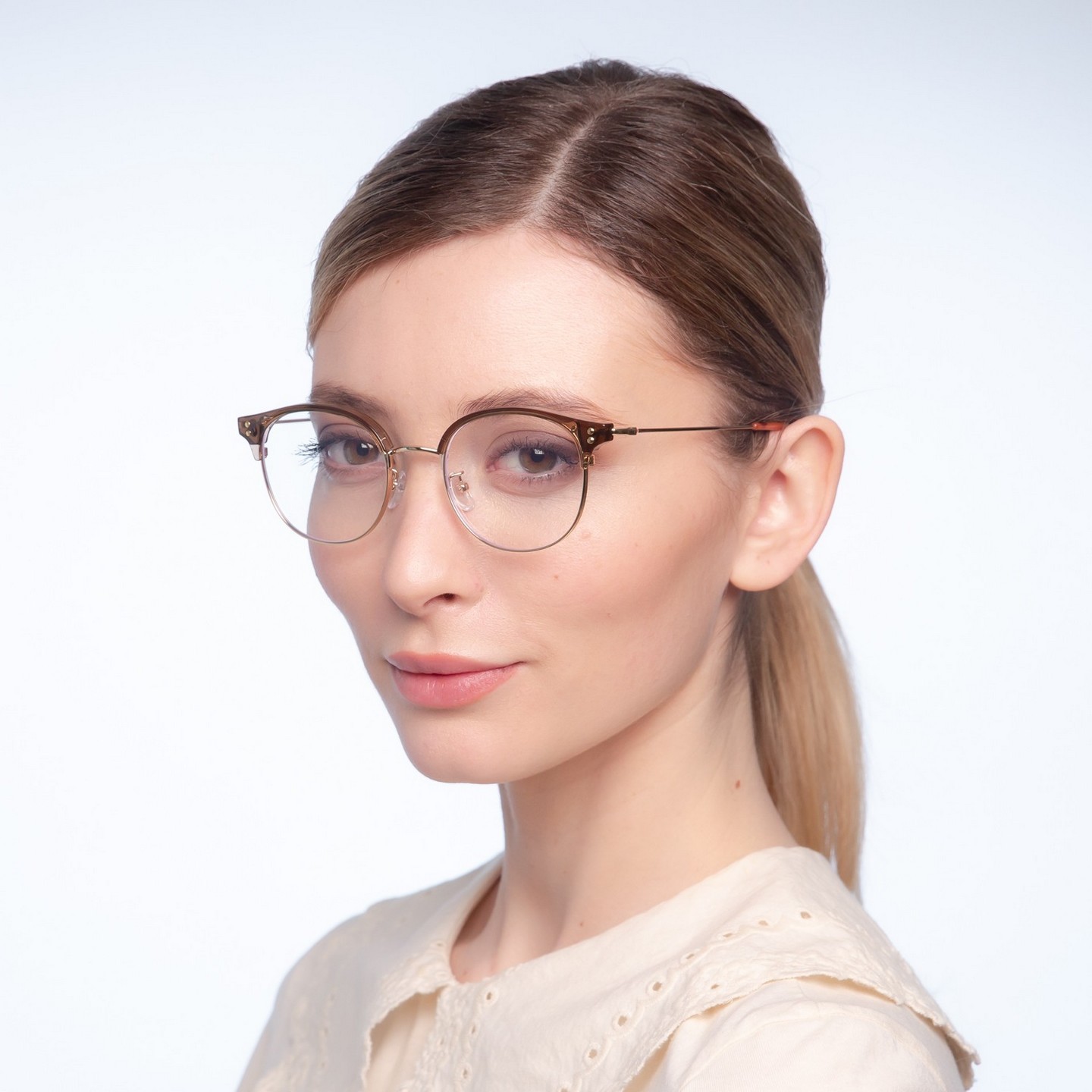 Очки для компьютера BLUE BLOCKER Круглые женские 069-831 LuckyLOOK