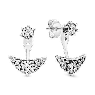 Срібні сережки No Brand Казкова тіара 296228CZ (1434559296)