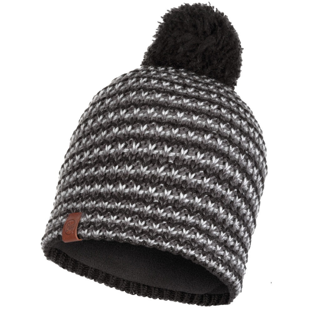 Шапка Buff Knitted & Polar Hat Dana One Size Черный-Серый