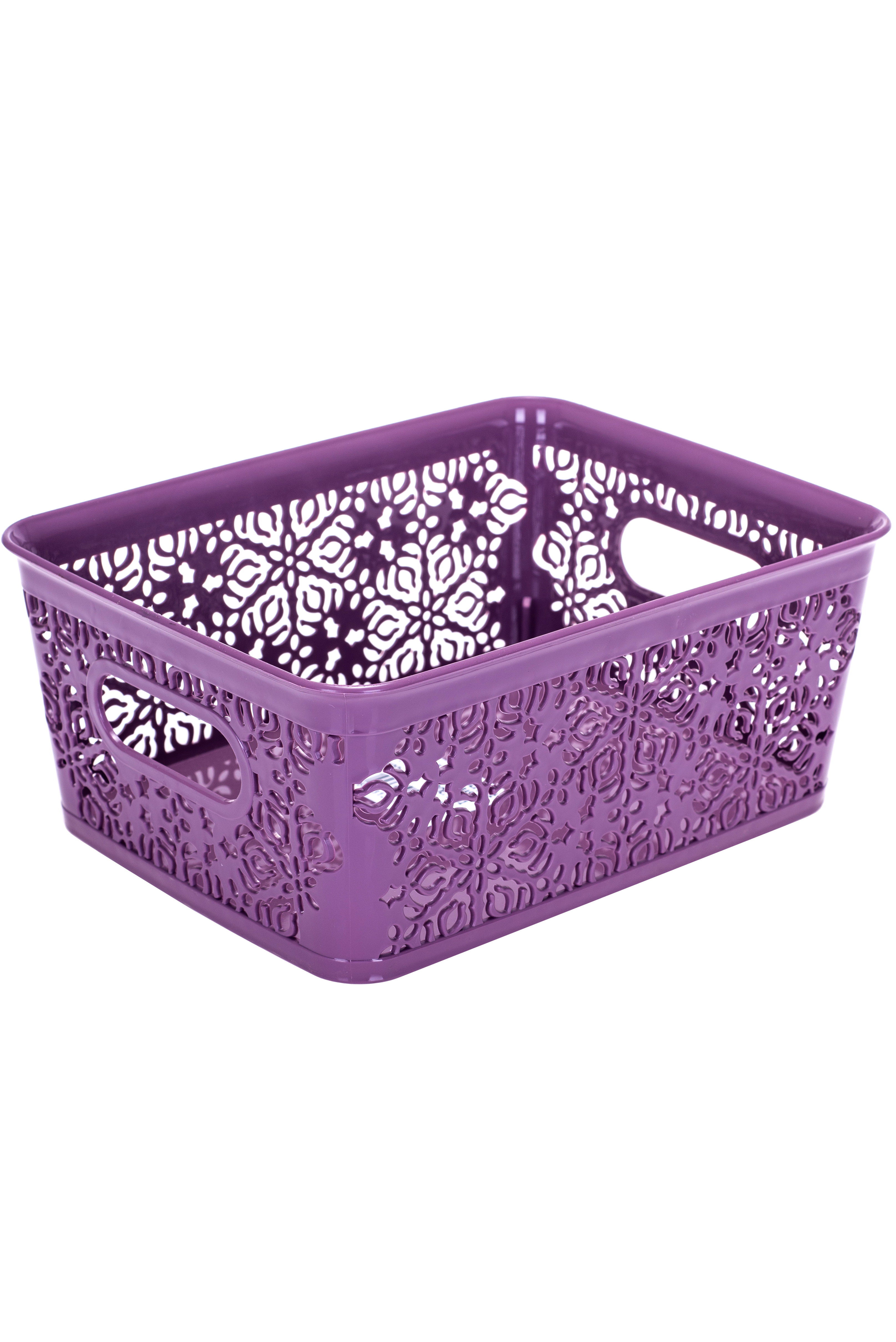 Корзина Violet House Plum Ажур 10х19,5х25 Фиолетовый/Сиреневый (6635271)
