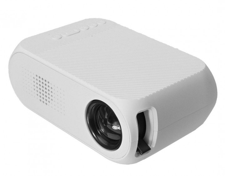 Портативный проектор Projector LED YG-00320 Mini с динамиком Белый (31-SAN003-3)