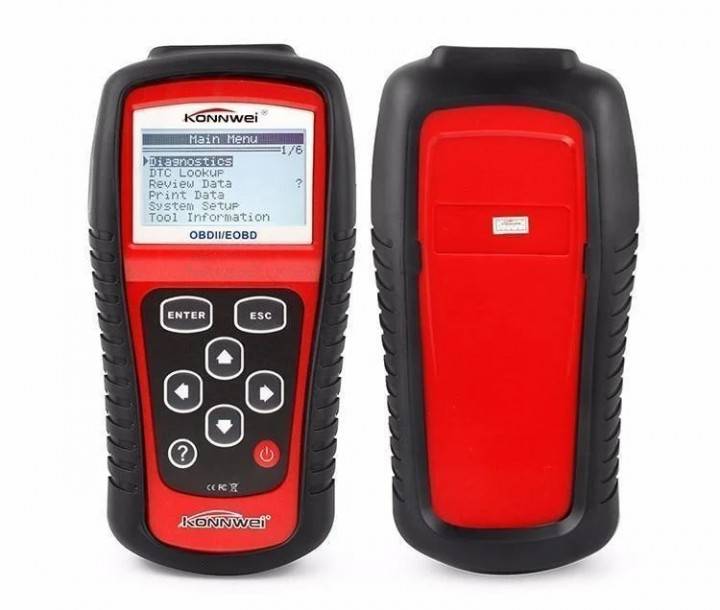 Автомобильный универсальный диагностический сканер Konnwei OBDII/EOBD scanner 808KWHS