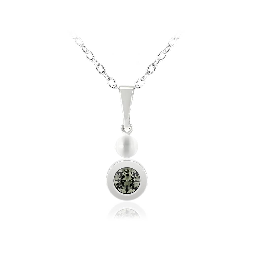 Кулон KOBI Tora з круглим каменем Swarovski 4 мм (7430-2677-37-32)