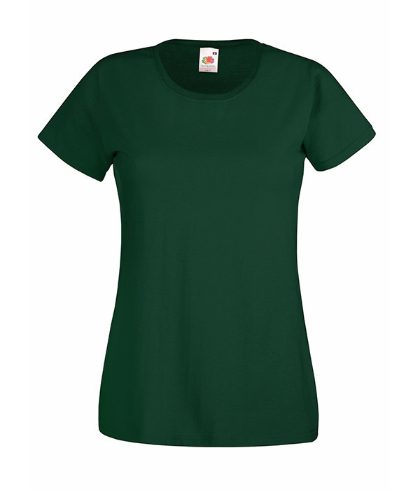 Женская футболка Fruit of the Loom 2XL Темно-зеленый (D0614240382XL)