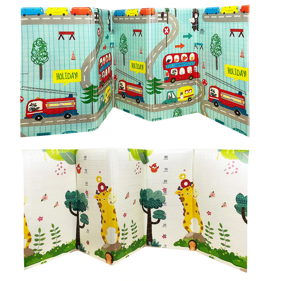 Развивающий термоковрик Bambi Животные-Транспорт 180 х 200 см  MR 0587-2-2