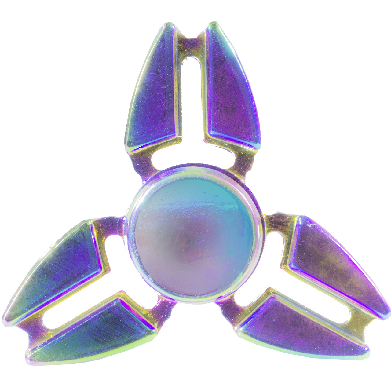 Спіннер металевий Fidget Spinner TRIANGULAR Градієнт (1613-3524)