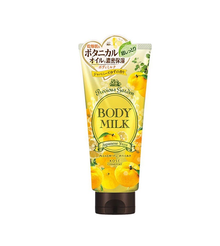 Поживне та зволожуюче молочко для тіла Kose Cosmeport Precious Garden Body Milk Japanese Yuzu 200 г
