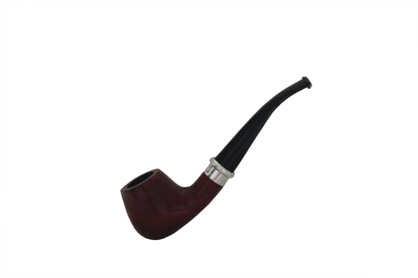 Трубка Brog 2 x 3 см Чорна з коричневою (85 BR)
