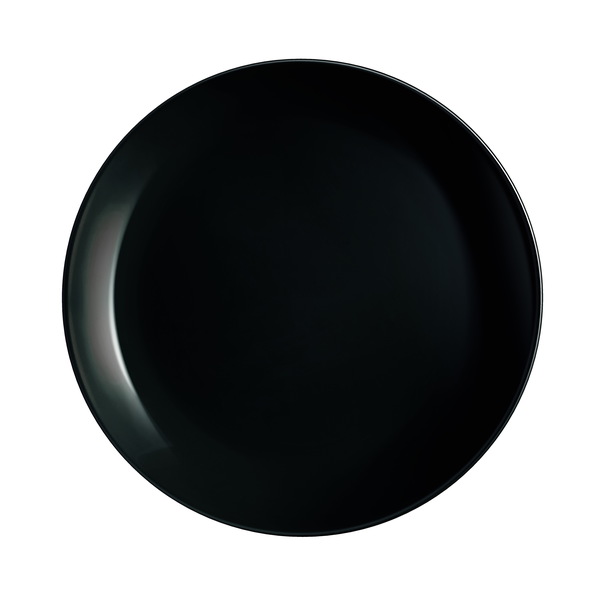 Тарілка Luminarc Diwali Black десертна кругла 19 см 0789P LUM