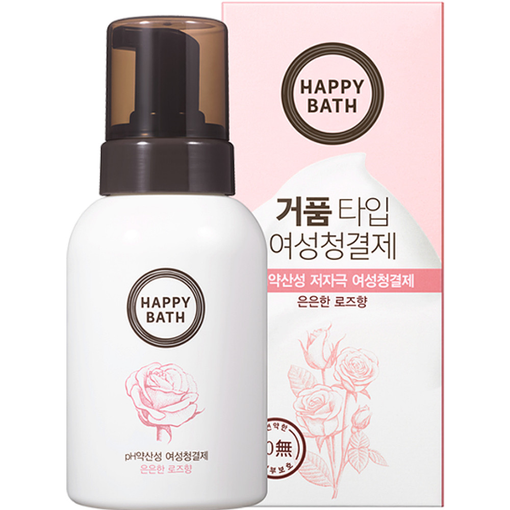 Пенка для интимной гигиены с розой Happy Bath Rose Feminine Cleanser 300 мл (3762)