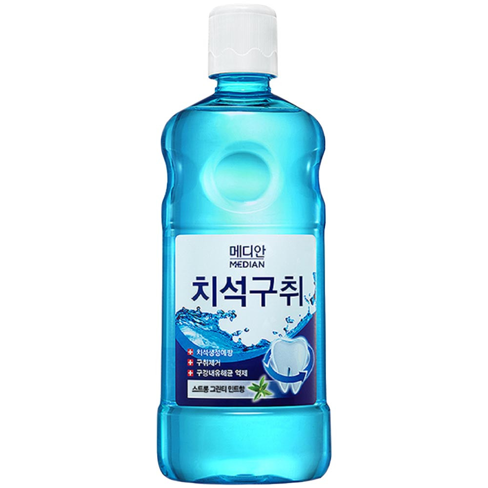 Ополаскиватель для полости рта с мятой Median Tartar Mouthwash Strong 700 мл (8801042780750)