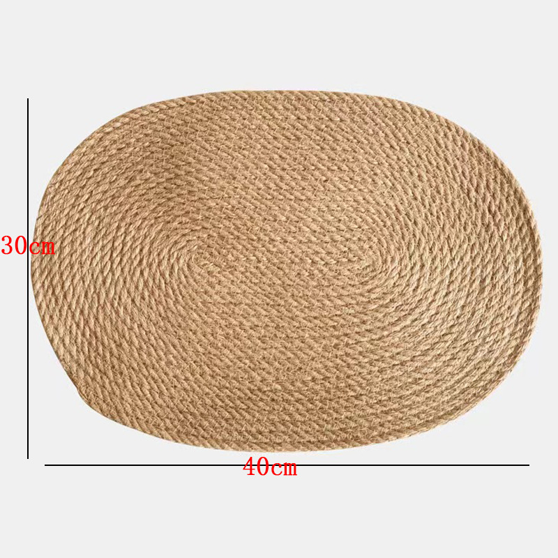 Плетеная салфетка для сервировки Коврик на стол 30х40 см ANbeauty Brown (AN0103419)
