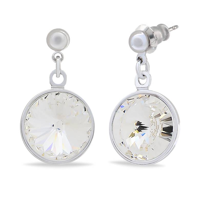 Сережки KOBI Rivoli Kolo 12 мм зі Swarovski (7740-1076-02-32)
