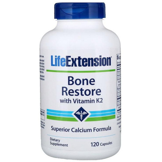 Мультиминеральный комплекс Life Extension Bone Restore With Vitamin K2 120 Caps