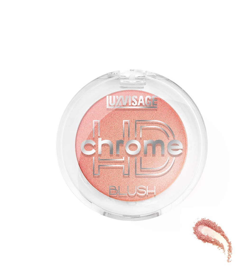Рум'яна Luxvisage HD chrome 102 Золотий персик