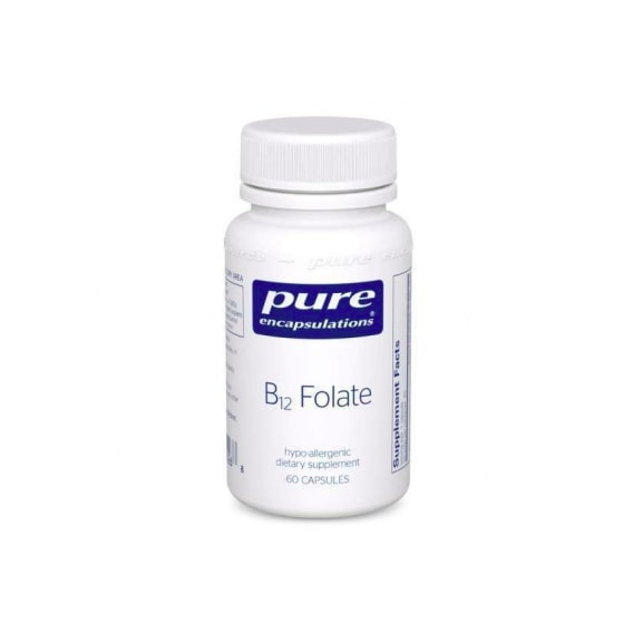 Метилкобаламин Pure Encapsulations B12 Folate 800 mcg 60 Caps