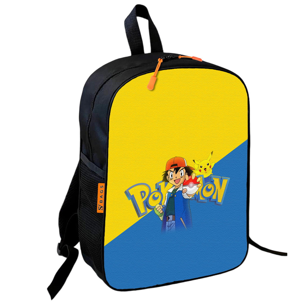 Дитячий шкільний рюкзак Pikachu 36×27×13 см, поліестер, мультиколір