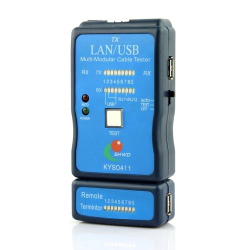 Тестер LAN дроту з USB Noisy KYS0411 Синій (hub_np2_1249)