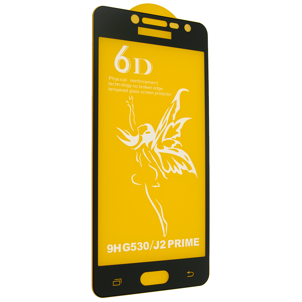 Захисне скло 6D Premium Glass до Samsung Galaxy J2 Prime SM-G530/G532 Black (5809)