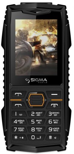 Мобильный телефон Sigma mobile X-treme AZ68 Dual Sim Black/Orange