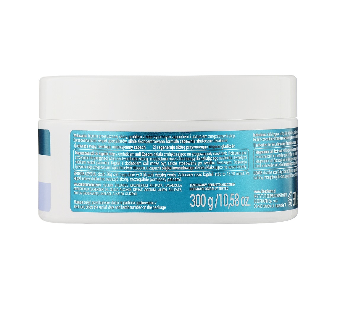 Сіль для ванни ніг магнієва Nivelazione Skin Therapy Expert Farmona 300 мл